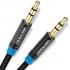 Vention AUX Audio Cable (3.5mm Jack  Male to Male // 1.5M // Black) [P350AC150-B-M]